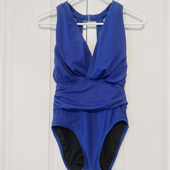 Aqua Green One Piece Swimsuit Blue Size Small - Picture 1 of 11
